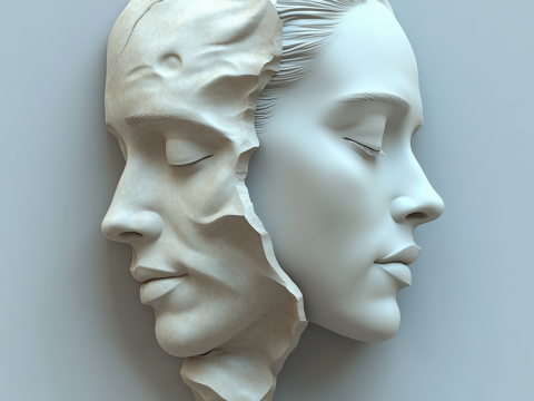 Faces 3D Принт Модель