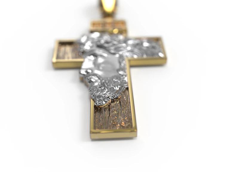 Cross Jesus 3D Print Model .c4d .max .obj .3ds .fbx .stl .blend 