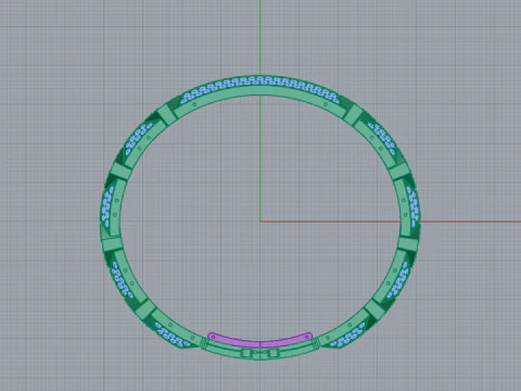 Man luxury bracelet 3D Print Model
