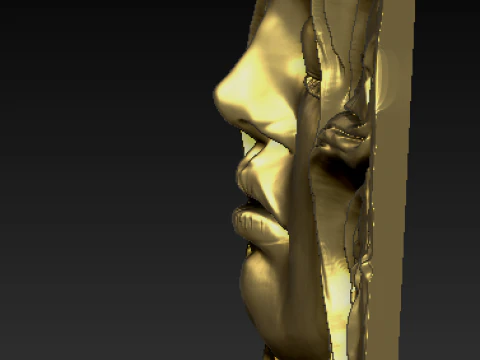 Набор барельефов с красивыми женскими лицами, 3 модели STL для 3D-печати с ЧПУ 3D Принт Модель