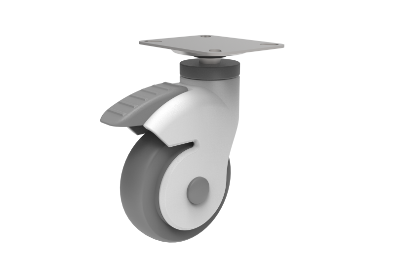 Heavy Duty Industrial Wheel 4inch 100mm 3D Modell .c4d .max .obj .3ds .fbx .stl .blend