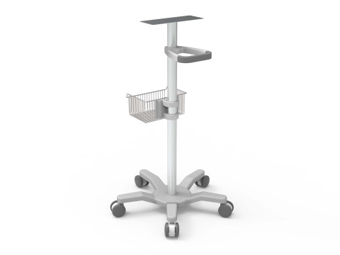 5 Wheels Trolley Modelo 3D