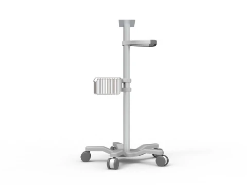 5 Wheels Trolley 3D Model