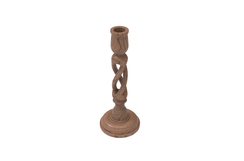 Candle Holder 001 3D Модель .c4d .max .obj .3ds .fbx .stl .blend 