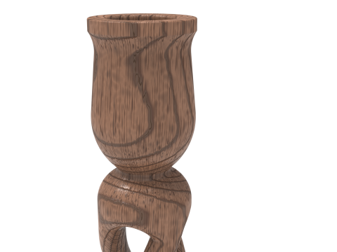 Candle Holder 001 3D Модель