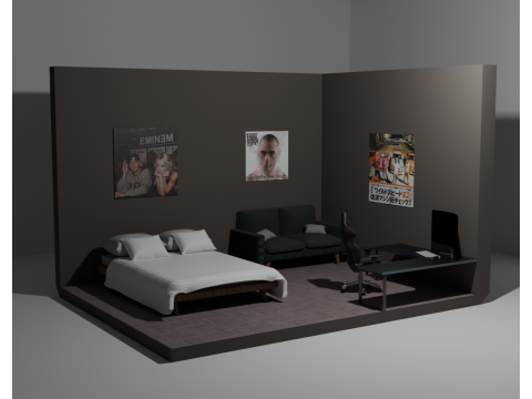 Bed 3D 模型