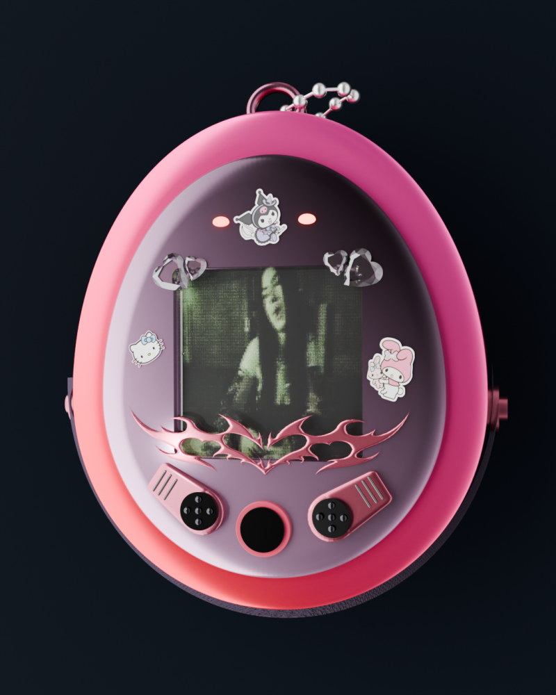 Tamagotchi ANNA PEPE animation 3D 모델 .c4d .max .obj .3ds .fbx .stl .blend 