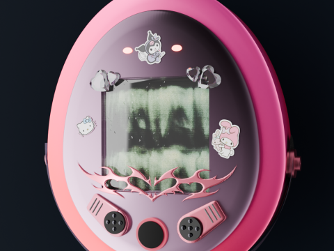 Tamagotchi ANNA PEPE animation 3D 모델
