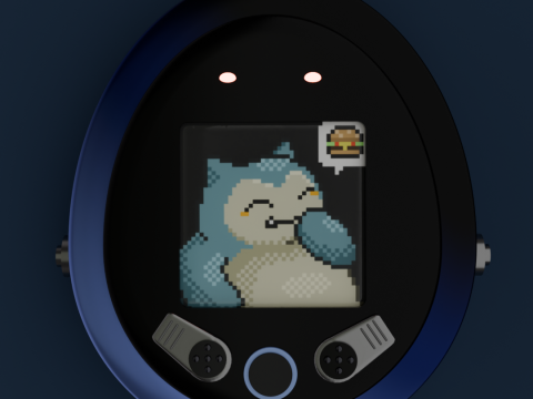 Tamagotchi Modello 3D