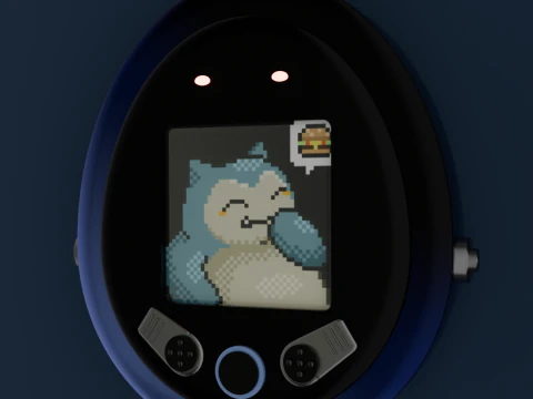 Tamagotchi 3D Model