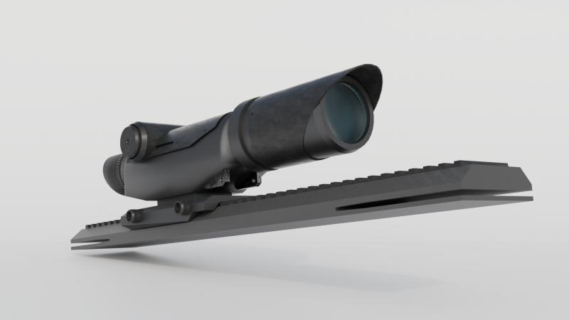 Rifle sight Modello 3D .c4d .max .obj .3ds .fbx .stl .blend 