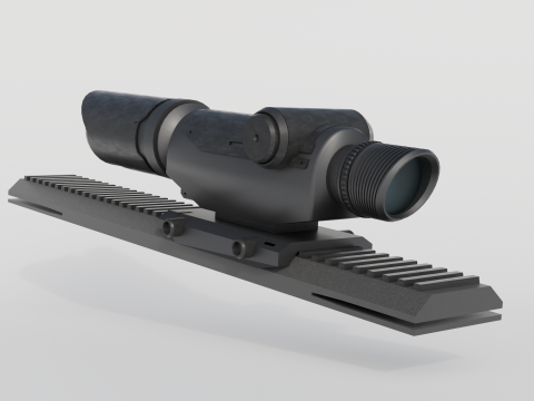 Rifle sight Modello 3D