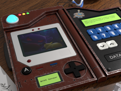 Pokdex - pokmon Modello 3D