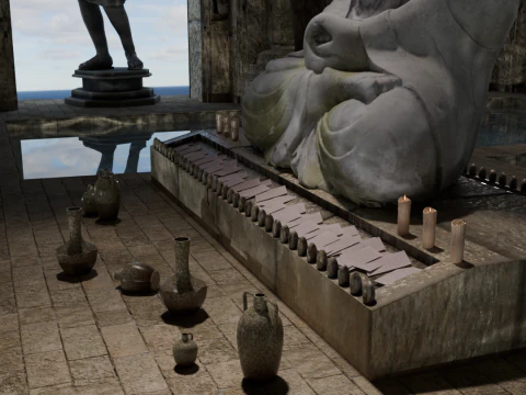 Temple of prayer 3D Model