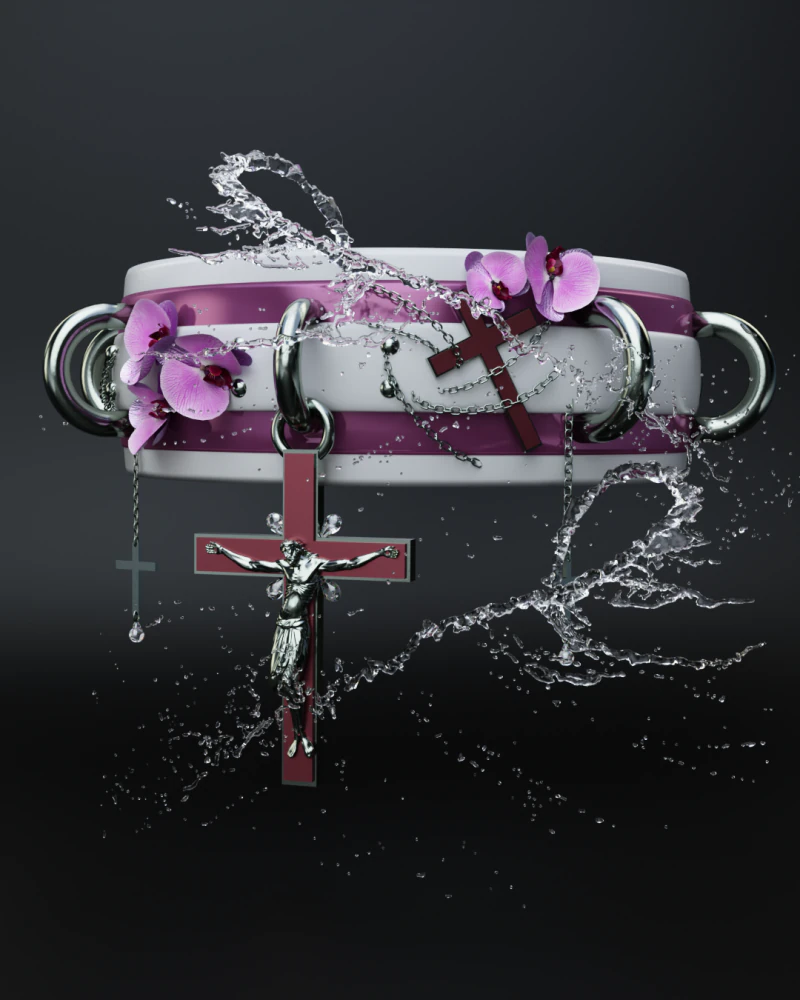 초커 고스걸 3D 모델 .c4d .max .obj .3ds .fbx .stl .blend 