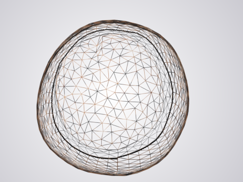 Bucket hat - Leopard design - tiger skin texture 3D मॉडल