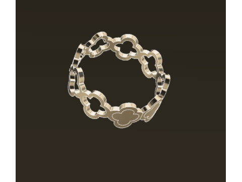 VanCleef Ring Model 3D