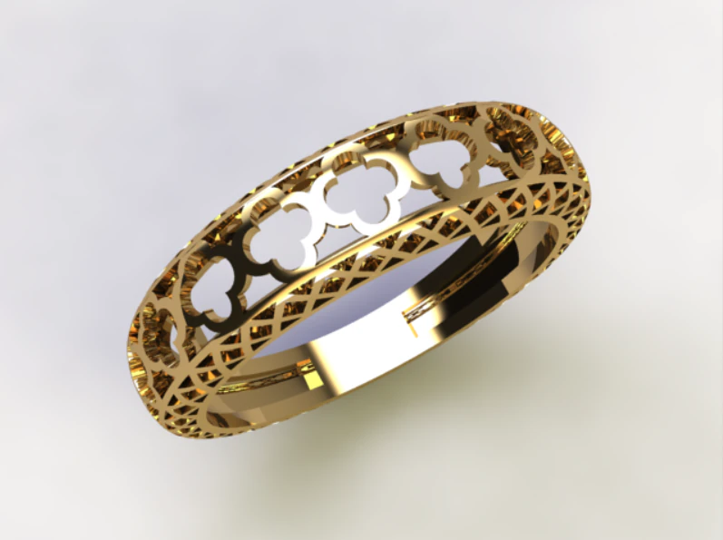 ヴァン クリーフ リング 3Dモデル .c4d .max .obj .3ds .fbx .stl .blend 