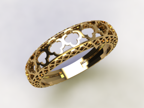 VanCleef Ring 3Dモデル