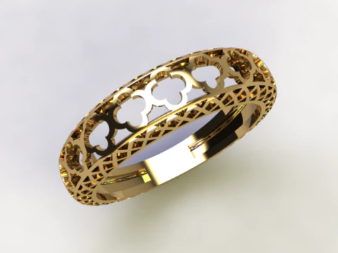 VanCleef Ring 3D Model