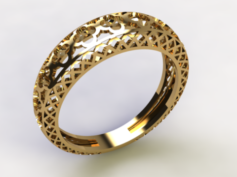 VanCleef Ring 3Dモデル