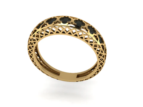 Y&uuml;z&uuml;k Kararmış Van Cleef 3D Model