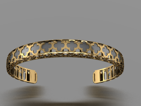 VanCleef Tarnish Bracelets 3Dモデル