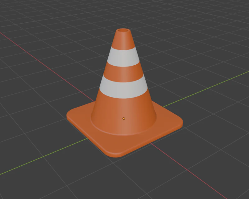Cono stradale Modello 3D .c4d .max .obj .3ds .fbx .stl .blend 
