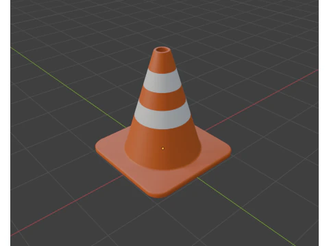 Cono stradale Modello 3D