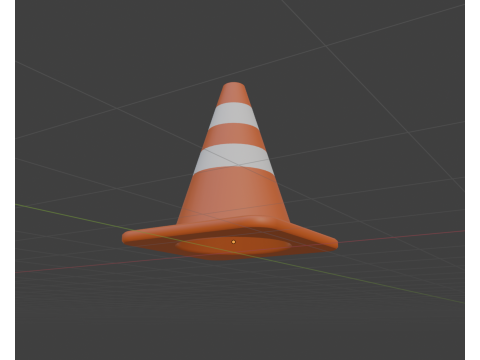 Traffic cone Model 3D