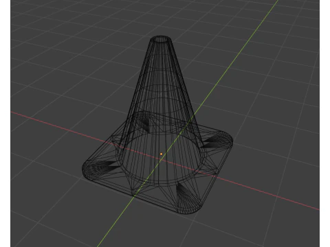 Cono stradale Modello 3D