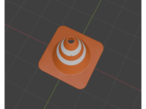Traffic cone Model 3D