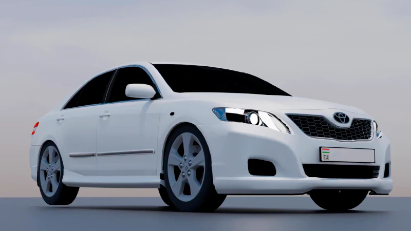 Toyota Camry v45 2011 3D Model .c4d .max .obj .3ds .fbx .stl .blend