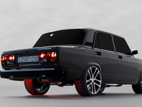 Vaz 2107 LUXURY 3D 模型