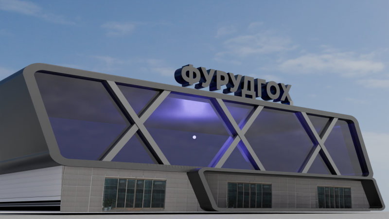 Tajikistan Dushanbe Airport 3Dモデル .c4d .max .obj .3ds .fbx .stl .blend 