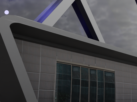 Tajikistan Dushanbe Airport 3Dモデル
