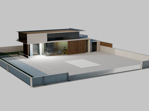 Modern House 3D Model