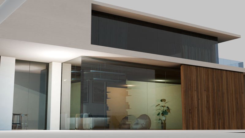 Modern House Modello 3D .c4d .max .obj .3ds .fbx .stl .blend 
