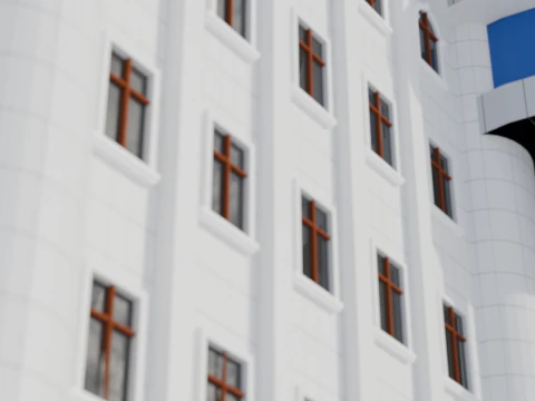 Национальная библиотека Таджикистана 3D Модель