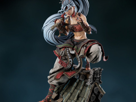 Assassin Figure Modèles 3D en vedette