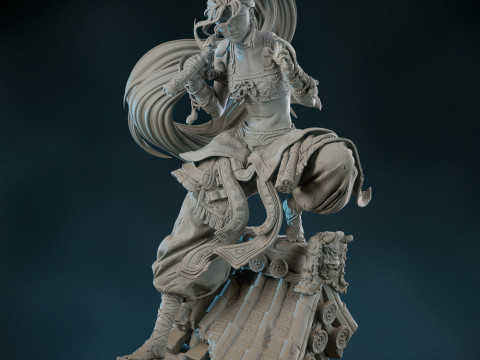 Assassin Figure Modelo de Impressão 3D