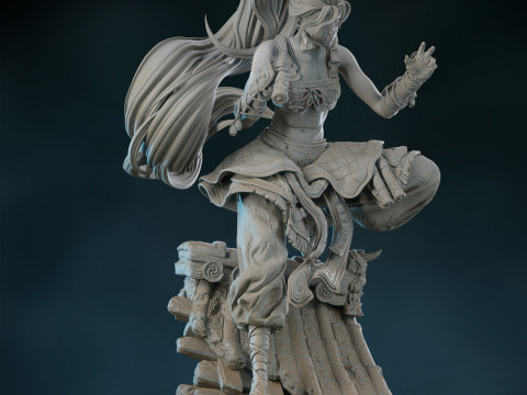 Assassin Figure Modelo de Impressão 3D