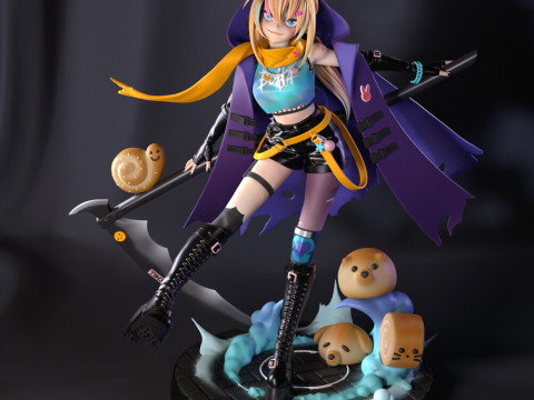 Bulka Figure 3Dプリントモデル