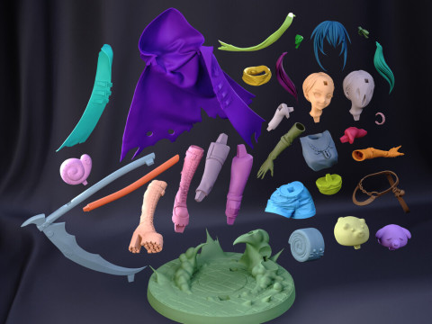Bulka Figure 3Dプリントモデル