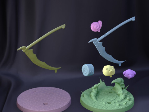 Bulka Figure 3Dプリントモデル