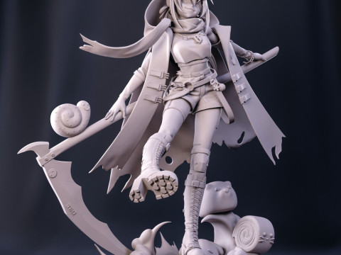 Bulka Figure 3Dプリントモデル