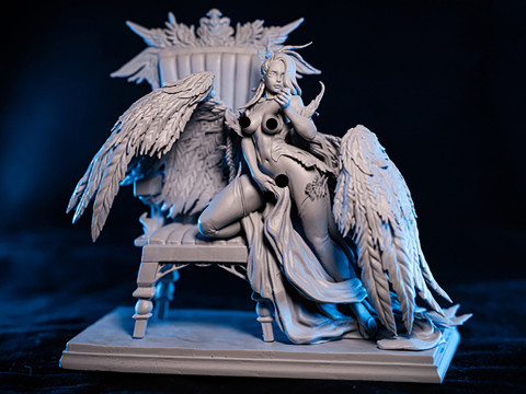 Lilim the Fallen Angel 3D 打印模型