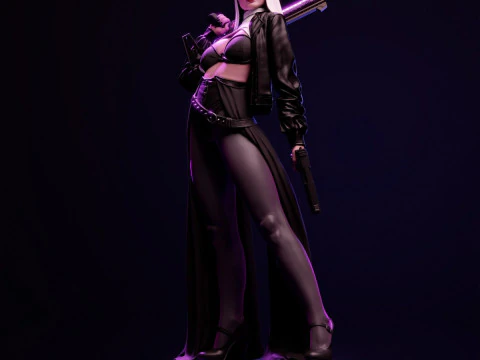Nun 3D Print Model