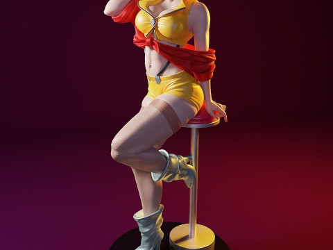 Faye Valentine 3Dプリントモデル