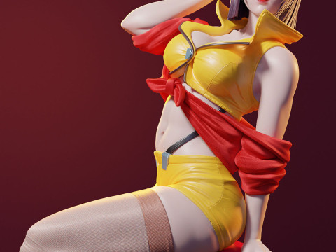 Faye Valentine 3D Print Model